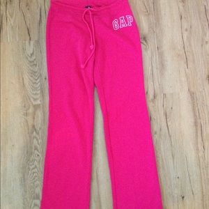 Gap pink sweat pants